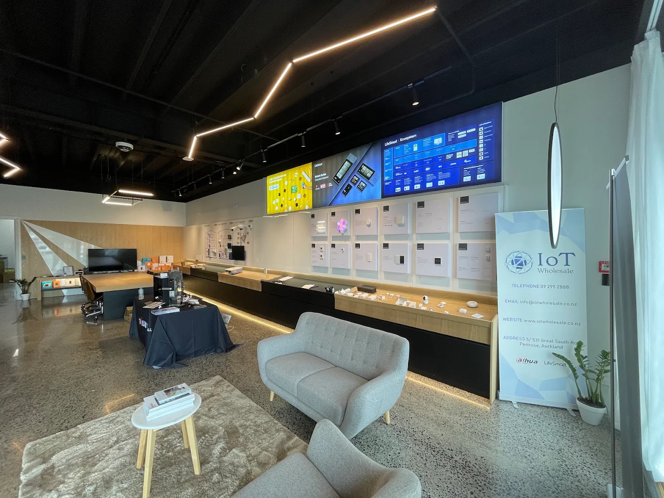 IOT Technologies showroom in Penrose, Auckland